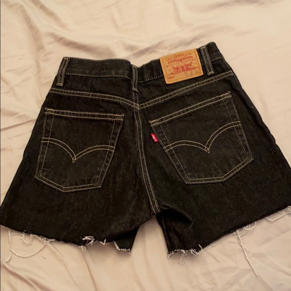 Levi studded shorts